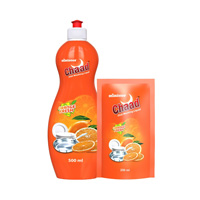 Minister Chaad Dish washing Liquid Orange Fresh (Free Refil Pack 250 ml)