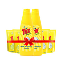 Trix Lemon Dishwashing Liquid Monthly Combo Pack