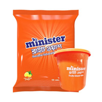 Minister Bright Wash Synthetic Detergent Powder Lemon