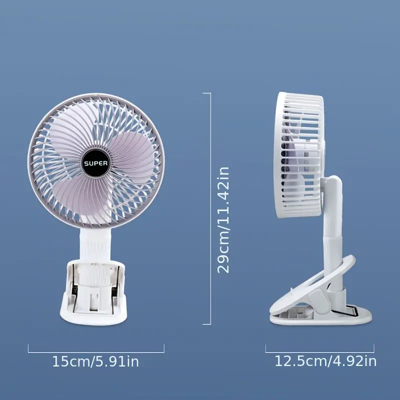 Rechargeable 3 in 1 Clip Fan